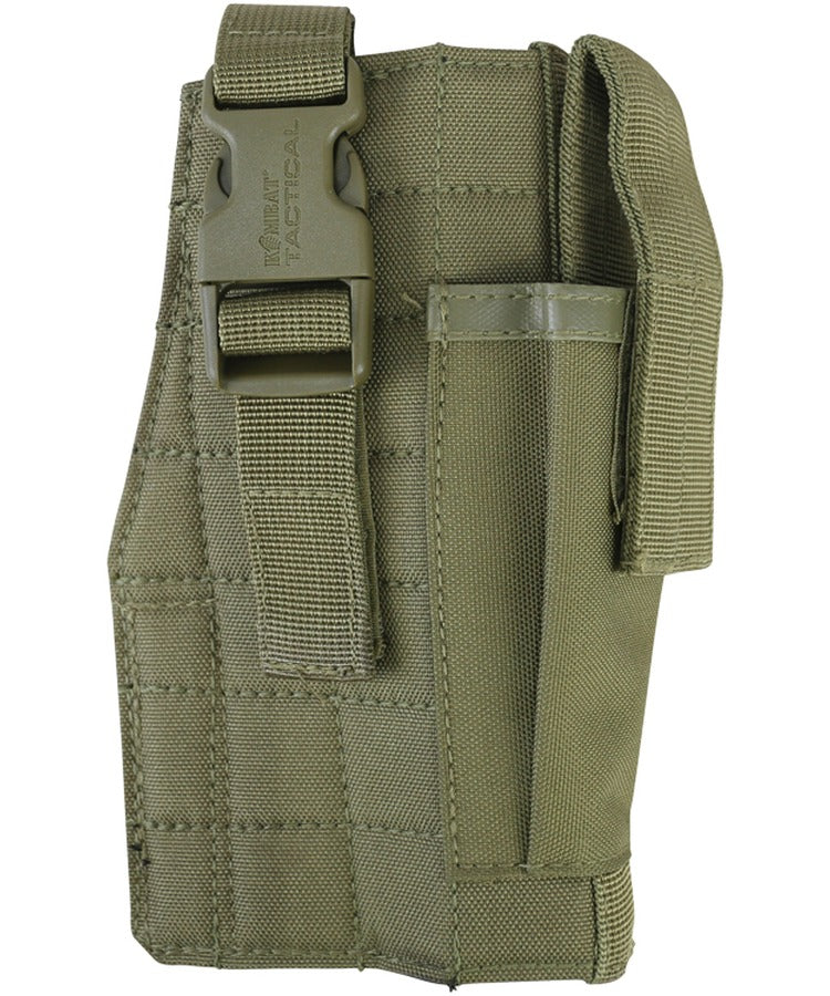 Kombat Molle Gun Holster with Mag Pouch - Coyote