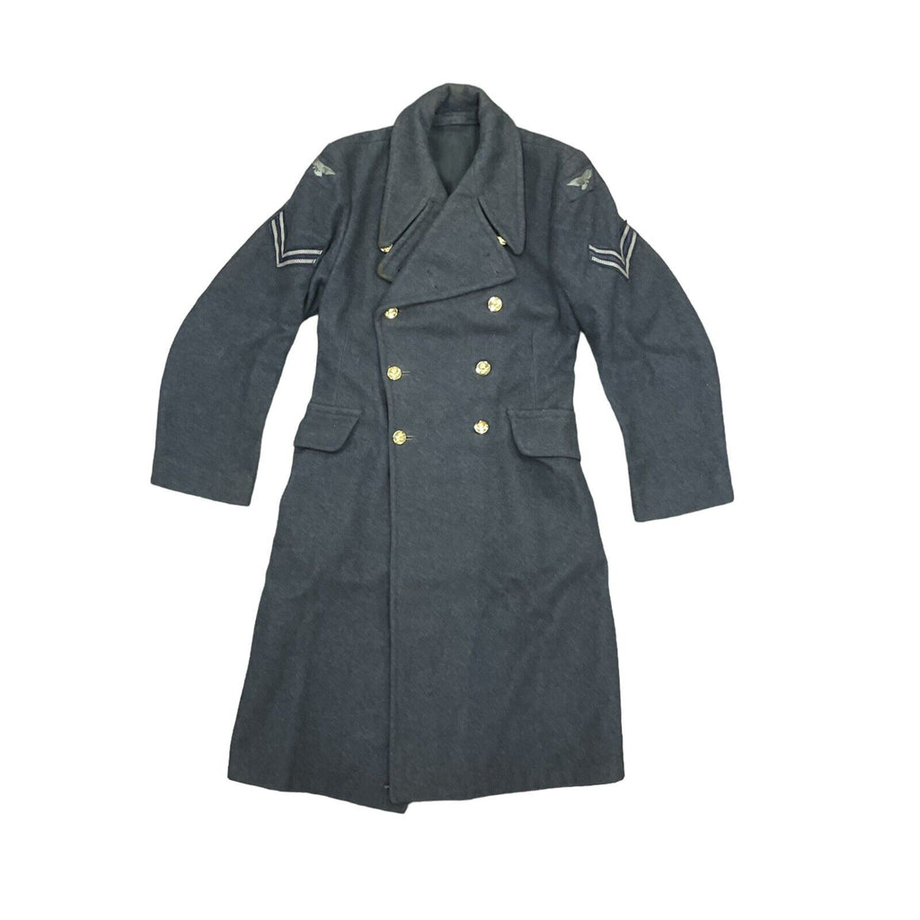 RAF Other Airman Great Coat 'New Pattern' 1952 Dated Blue Wool Overcoat [GH03]