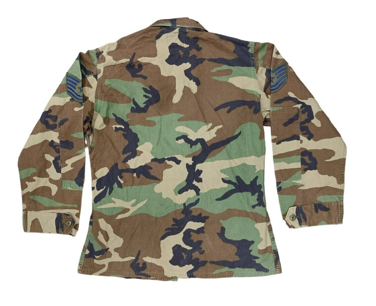US Army Hot Weather Woodland Camouflage BDU Shirt Ripstop Combat