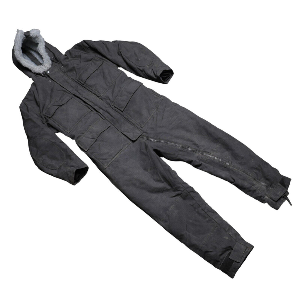 British Army Technician Extreme Cold Weather Black Ripstop Coveralls Arctic Suit / Dew Liner
