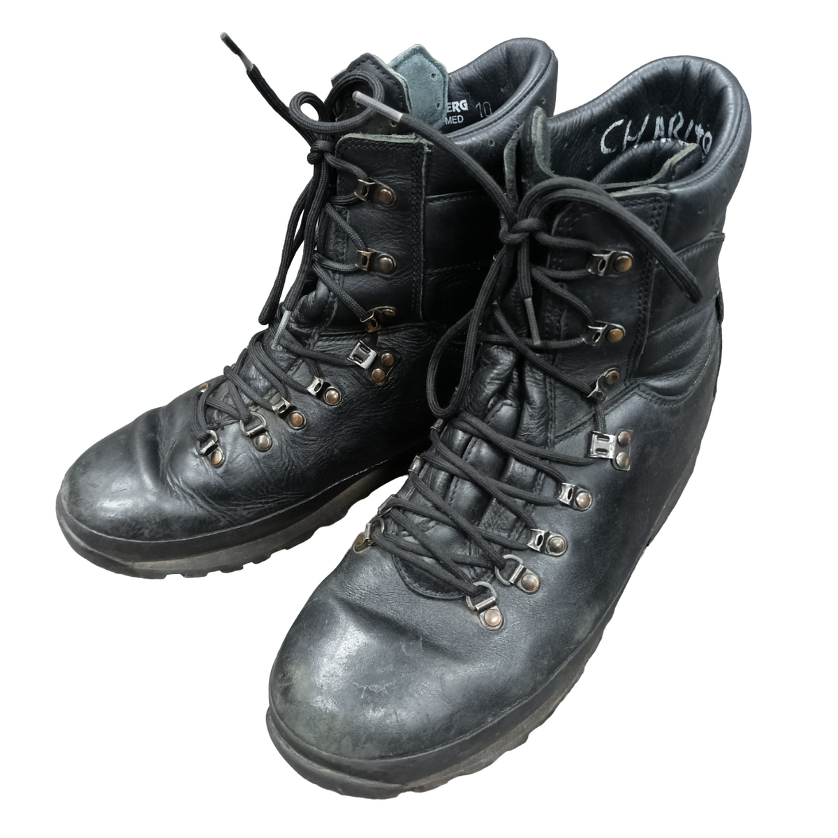 ALTBERG Defender Black Leather Combat Boots – Pools Surplus
