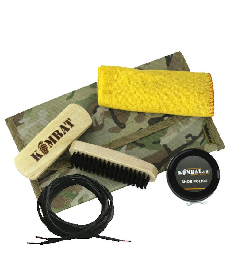 Kombat Military Boot Care Kit - BTP w/ Black Polish