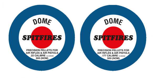 SMK Spitfires Domed/Round Nose Pellets .177 & .22