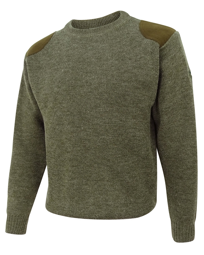 Hoggs of Fife Melrose Hunting Pullover - Green