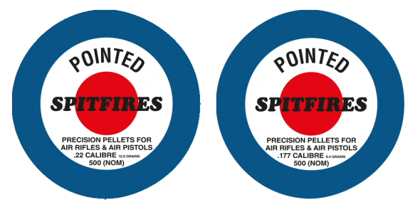 SMK Spitfires Pointed Pellets .177 & .22