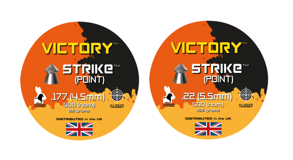 SMK Victory Strike Pointed Pellets .177 & .22