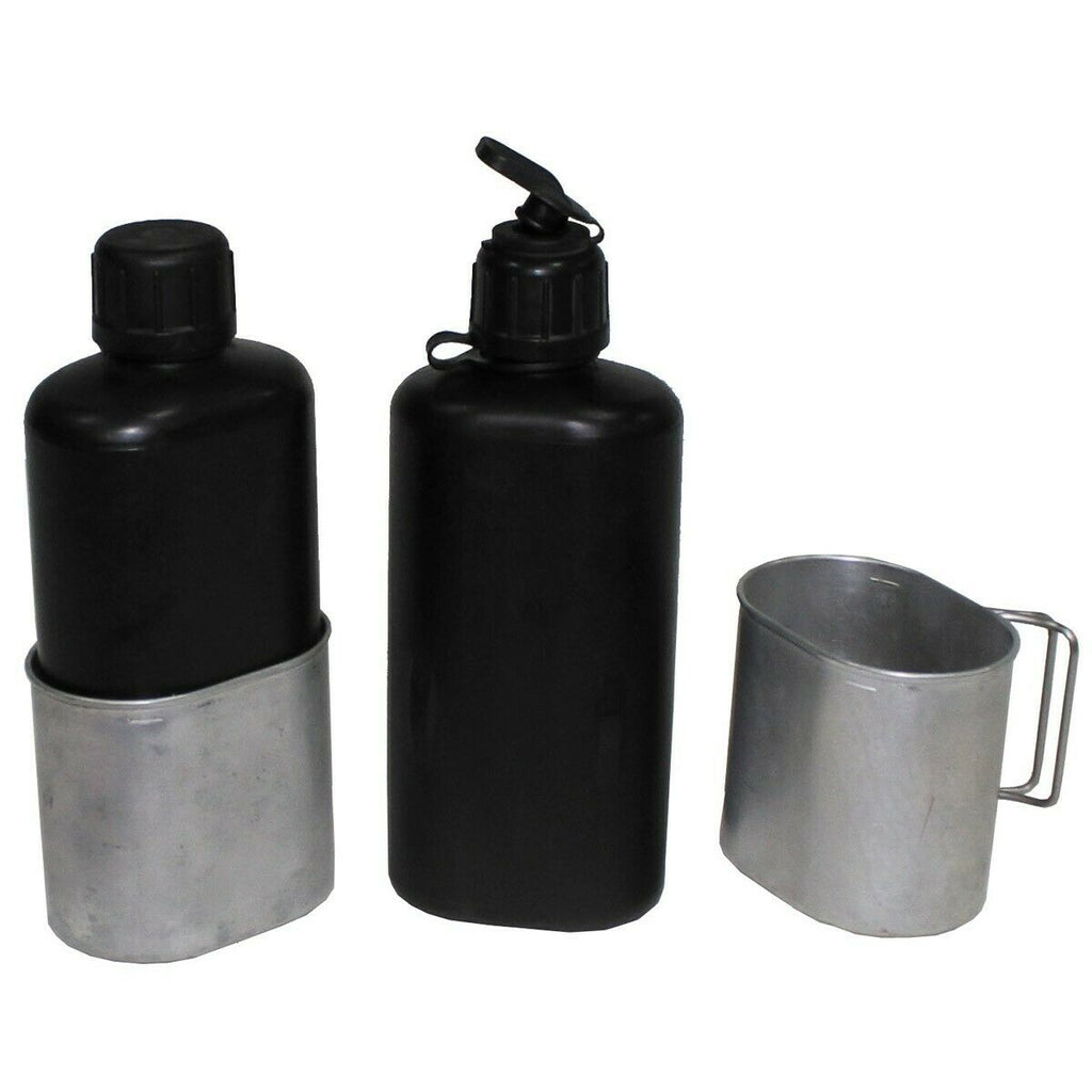 Swiss Army Black Screw lid Water Bottle Cup