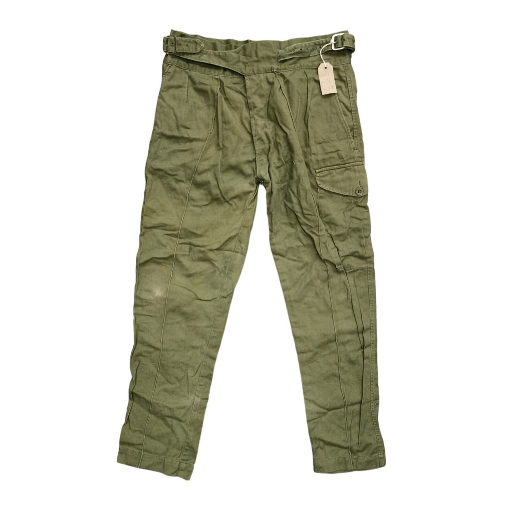 British Army '50 Pattern' Olive Green Jungle Trousers Gurkha Pants W30 L28[LC11]