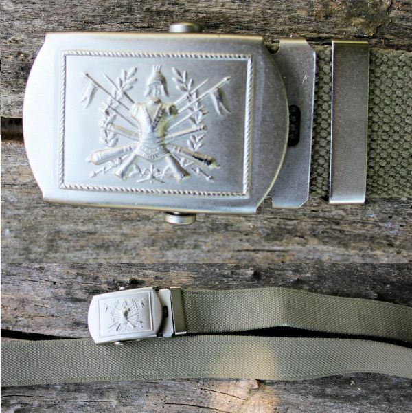 Italian Army Khaki Belt with buckle