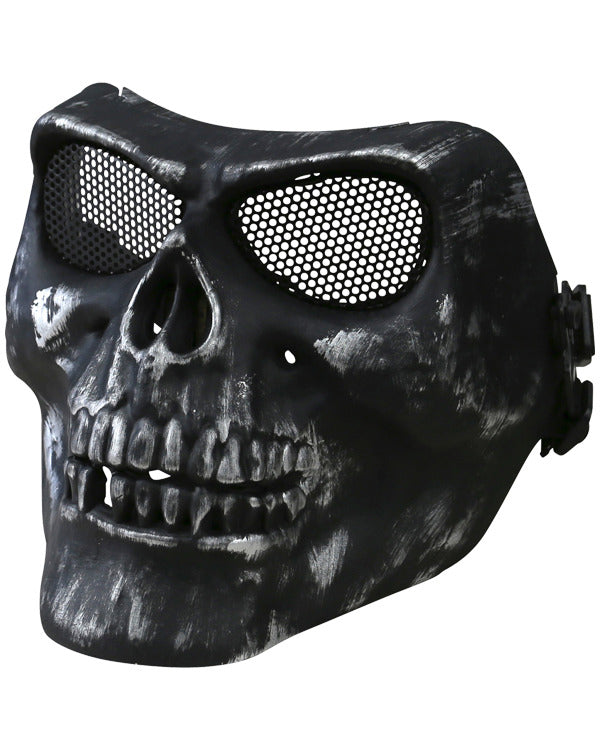 Kombat Half Face Skull Mask with adjustable straps