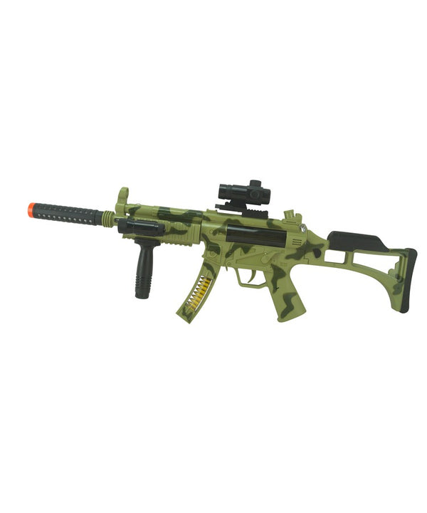 Camo MP5 Toy Gun with scope and grip