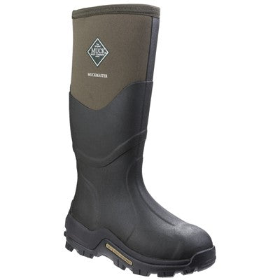 Muck Boot Muckmaster Hi Wellington Moss Green Boot with Breathable Airmesh Lining