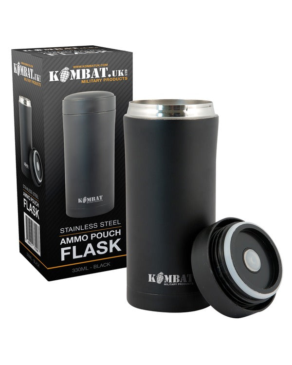 Kombat Ammo Pouch Flask - Black