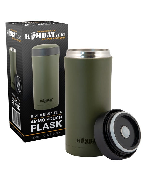 Kombat Ammo Pouch Flask - Green