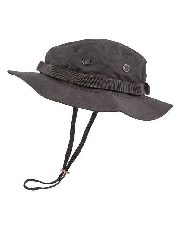 Kombat Boonie Hat - US Style Jungle Hat - Black