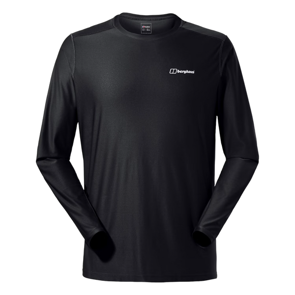 Berghaus 24/7 Tech Tee Long Sleeve Crew Top - Black