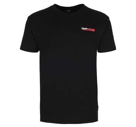 Tuff Stuff Black Logo Cotton T-Shirt
