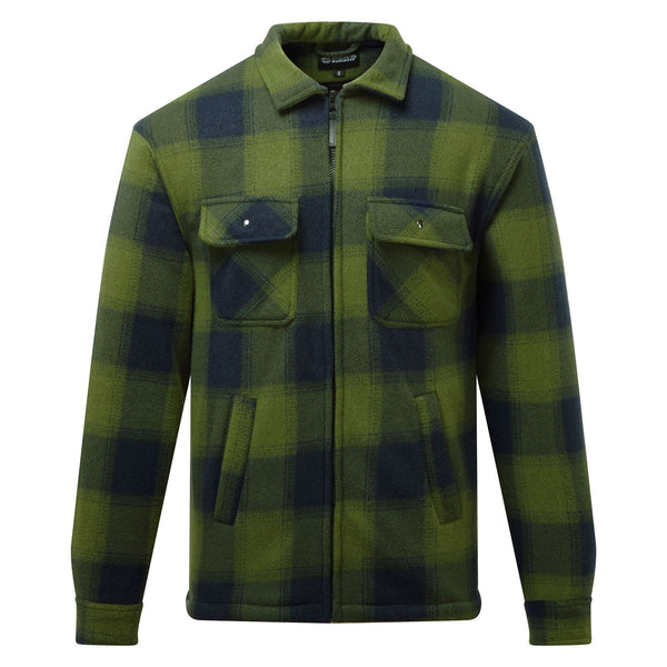 Fort Portman Fleece Shacket - Green - SMALL ONLY