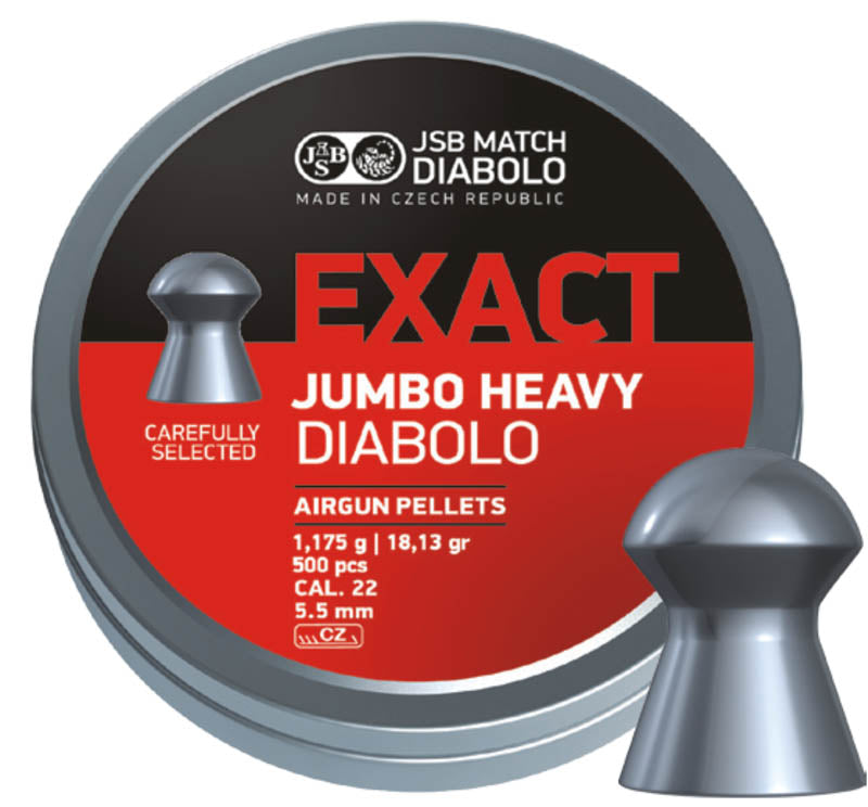 JSB Exact Jumbo Heavy Diabolo .22 Pellets