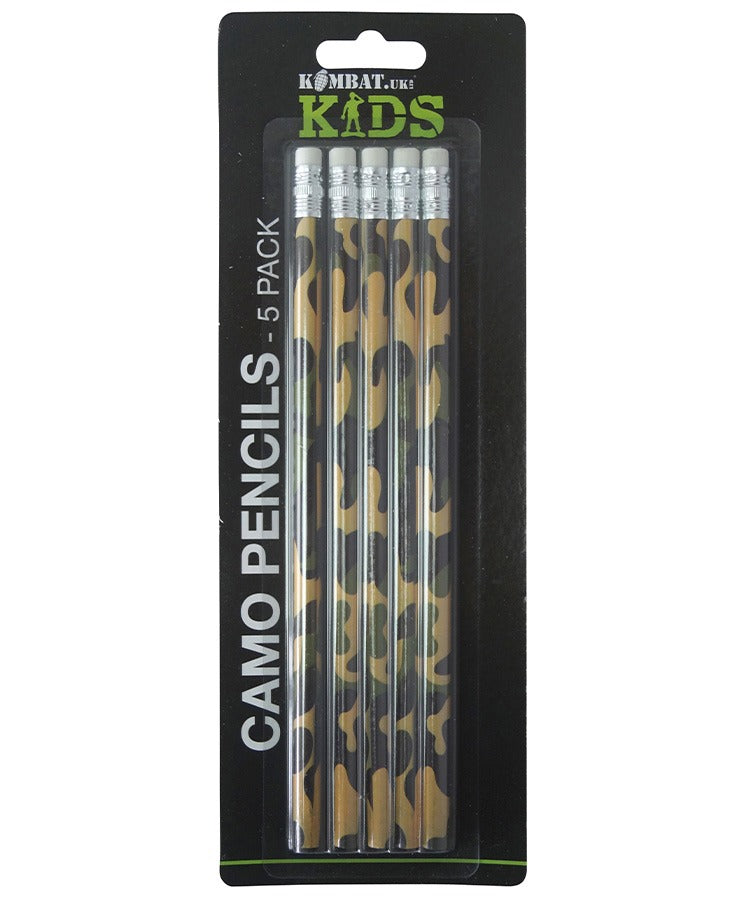 Kombat Camo Pencils - Pack of 5 – Pools Surplus Stores