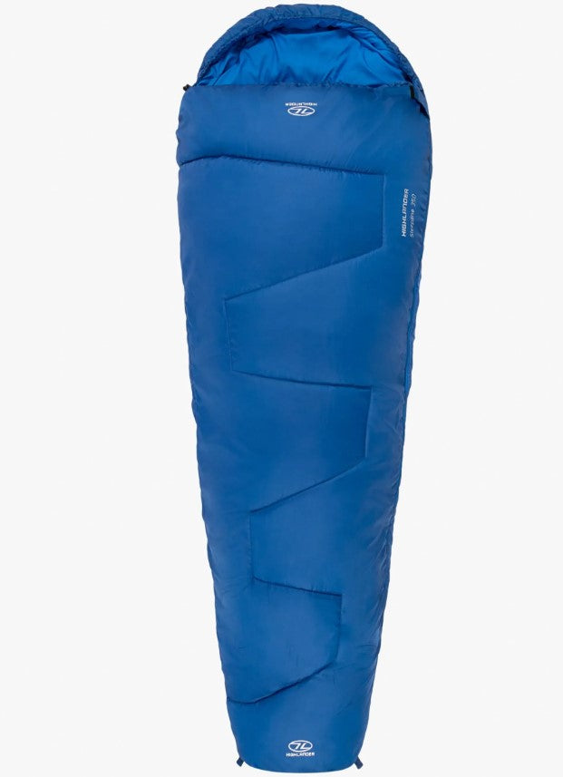 Highlander Sleepline 350 Mummy Sleeping Bag - Blue