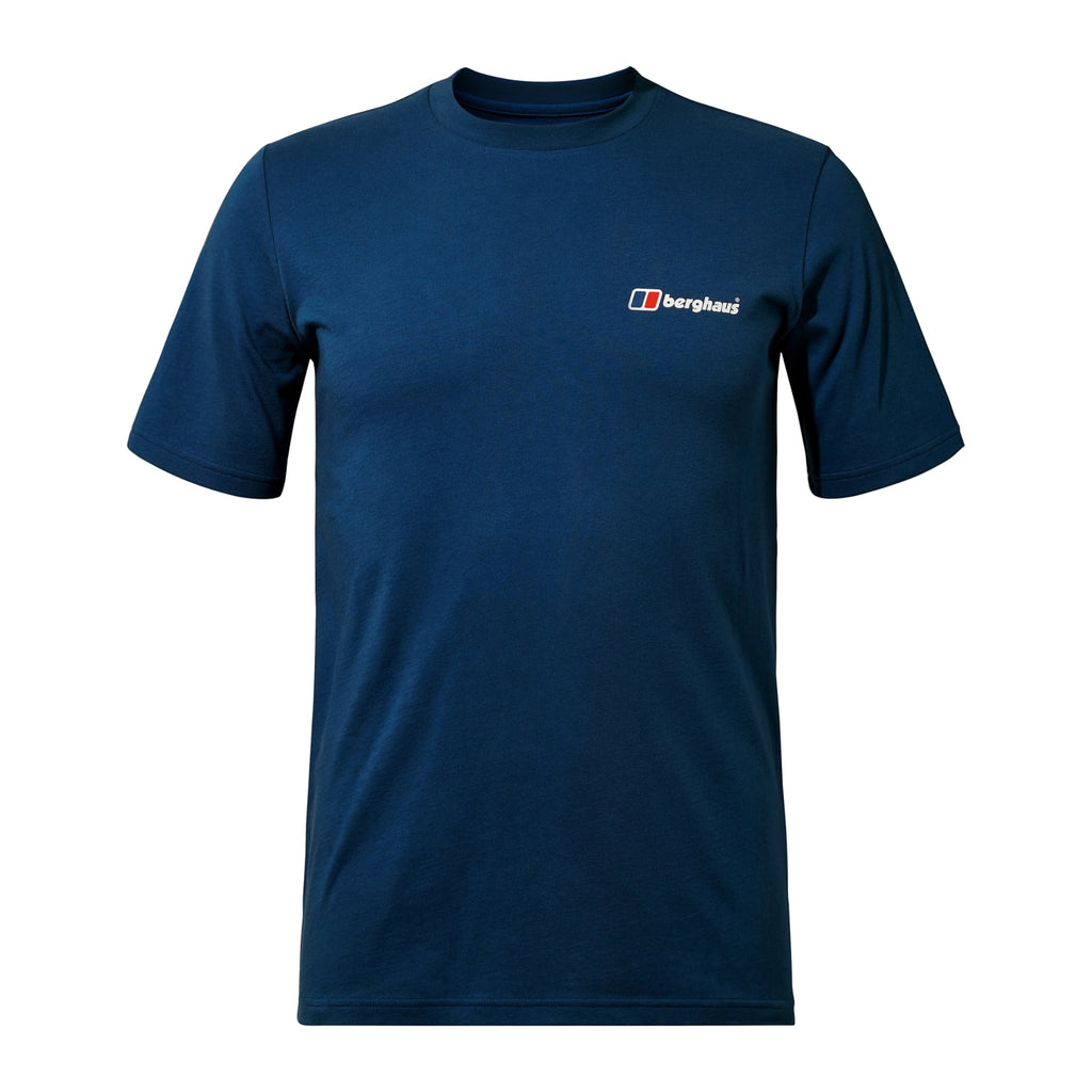 Berghaus Organic Front & Back Logo T-Shirt - Turquoise