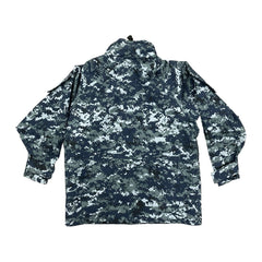 US Navy Blue Digital Camo GORE-TEX ECW Parka - MED-XSHORT [JR304]