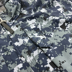 US Navy Blue Digital Camo GORE-TEX ECW Parka - MED-XSHORT [JR304]