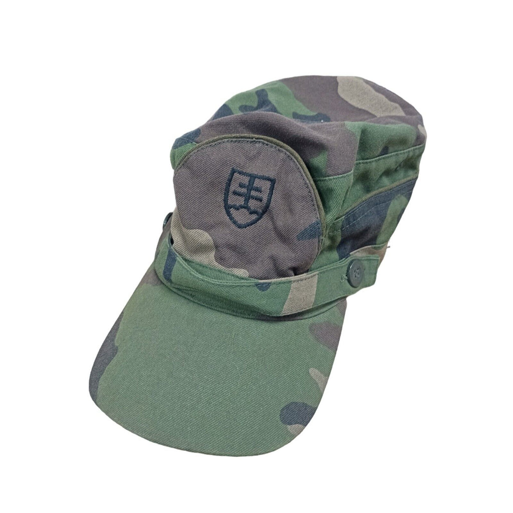 Slovakian Army VZ97 Woodland Camouflage Field Cap