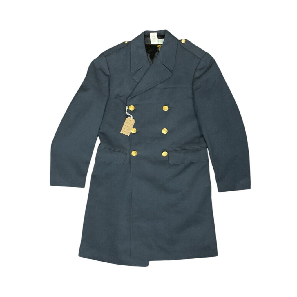 Swedish Navy Wool Rappson Overcoat Deadstock [JR329a]