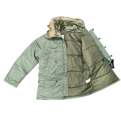 Veste N 3B adulte vert moyen armée extrêmement froid parka snorkeling Veste N 3B adulte vert moyen armée extrêmement froid parka snorkeling