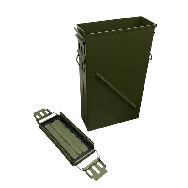 Genuine Military NATO PA156 Large Metal Mortar Ammo Tin New Unused0