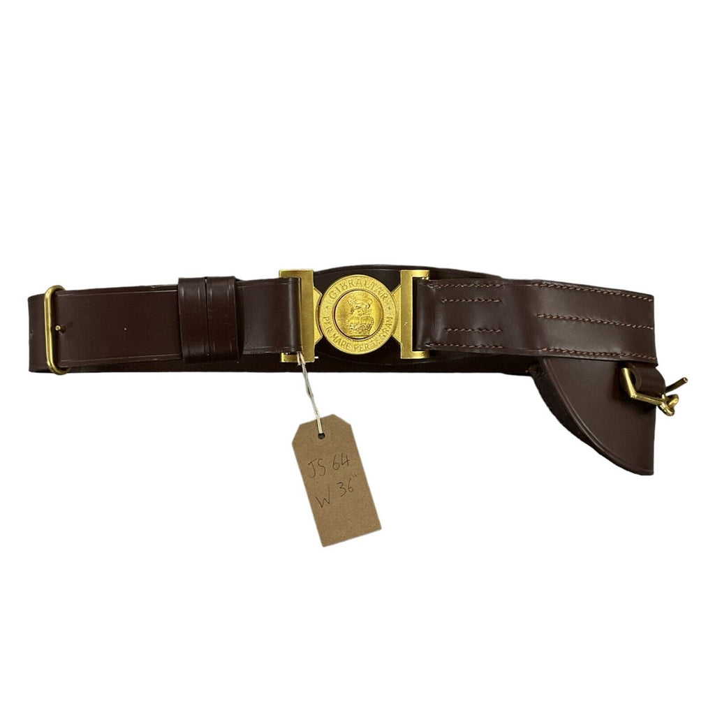 British Army Royal Marines Leather Sword Belt [JS64]