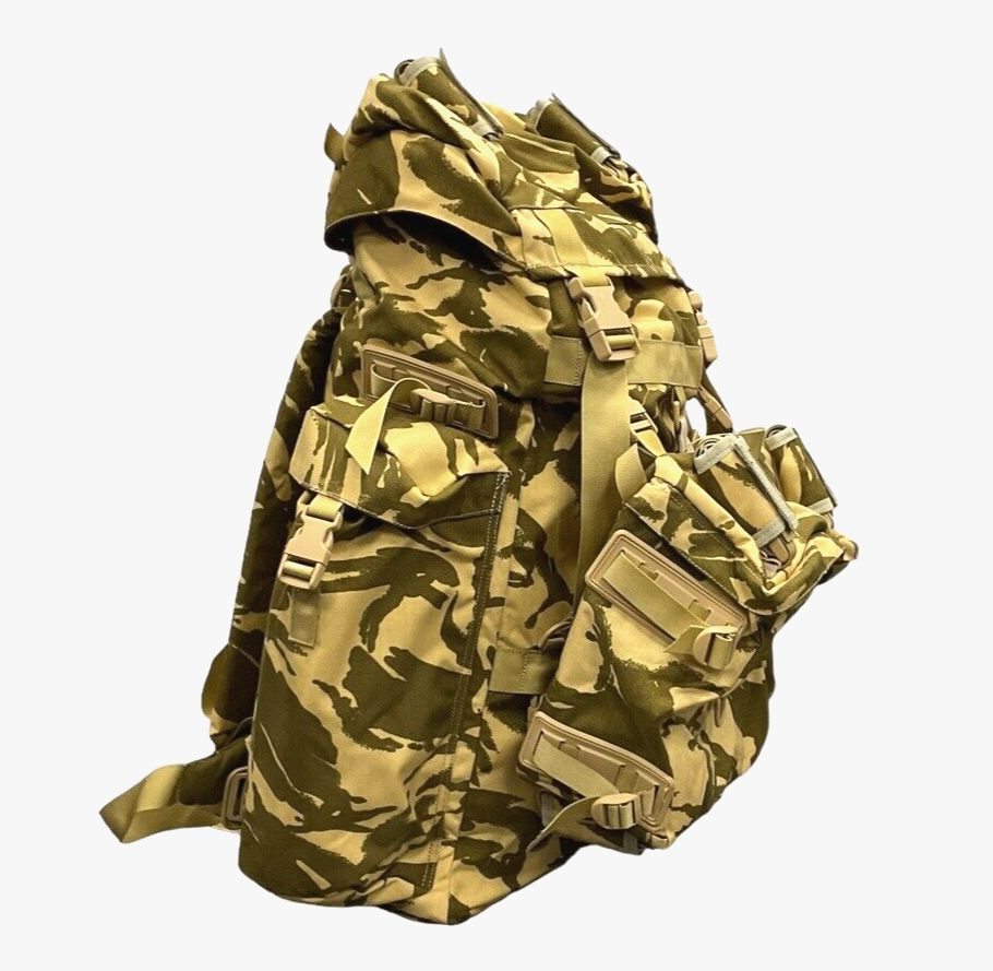 Romanian Army 90 Litre Desert Camouflage Bergen - NEW – Pools Surplus ...