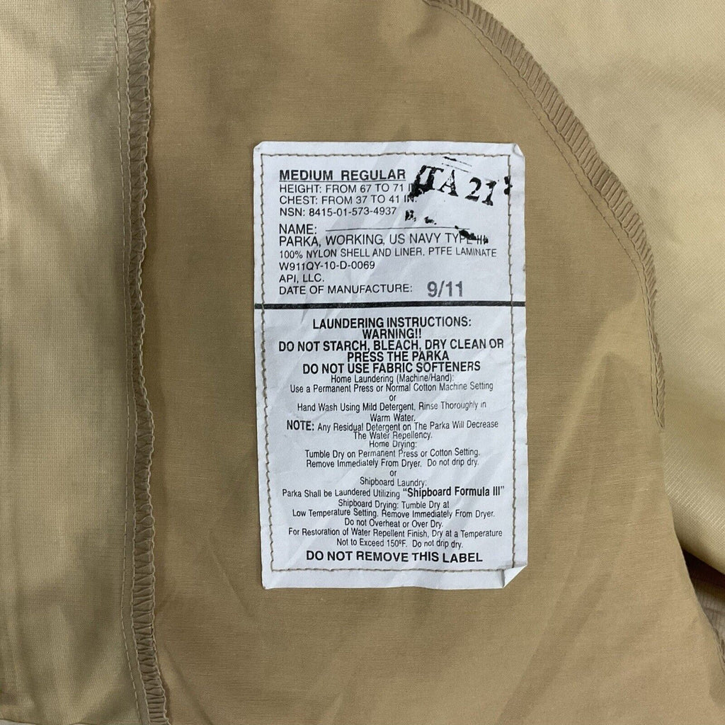 US Navy NWU-3 Goretex Parka Coat - MED-REG [JR301] – Pools Surplus Stores