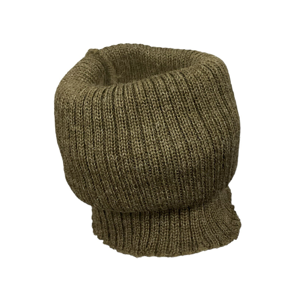 Vintage French Army M50 Snood Knitted Neck Warmer Scarf Roll Gaitor Military0