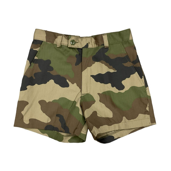 French Army CCE Woodland Camo Shorts