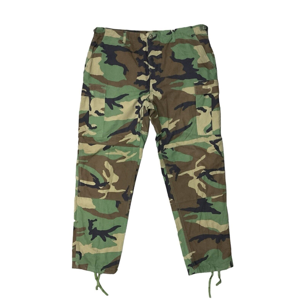 US Army m81 Woodland Camo Combat Trousers XLRG-LONG [LD15]