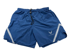 US Air Force Navy Blue Sports Shorts with elasticated waist