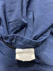 US Air Force Navy Blue Sports Shorts with elasticated waist
