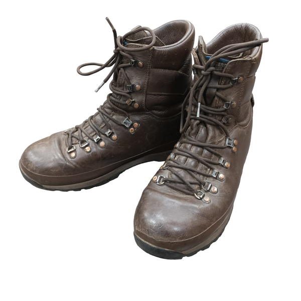 ALTBERG Defender Brown Leather Combat Boots