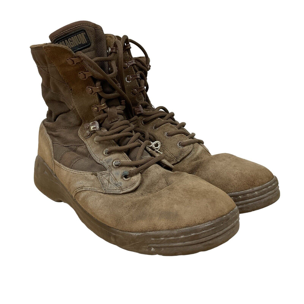 British Army Magnum Brown Desert Warm Weather Combat Boots - UK Size 8W [JN91]