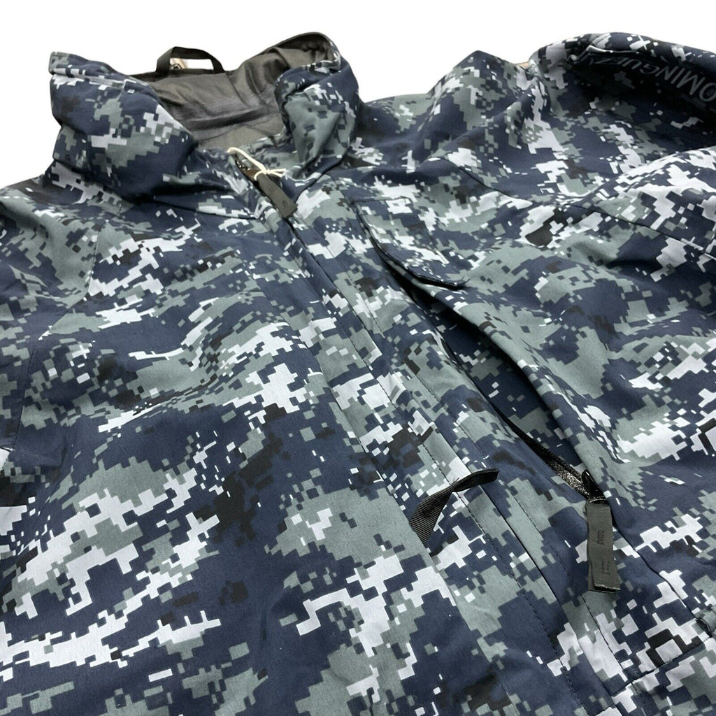 US Navy Blue Digital Camo GORE-TEX ECW Parka - MED-XSHORT [JR304]
