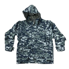 US Navy Blue Digital Camo GORE-TEX ECW Parka - MED-XSHORT [JR304]
