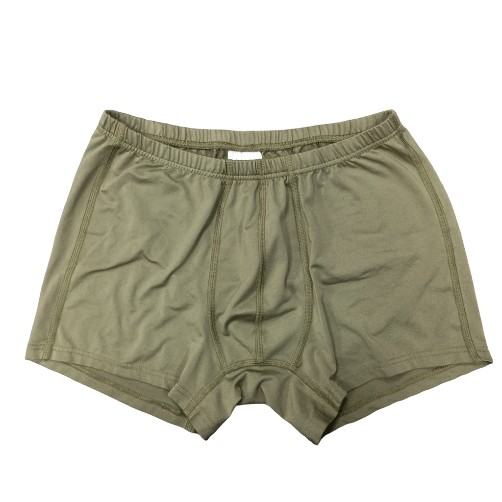 BOXER SHORTS - MILITARY SURPLUS FROM THE DUTCH ARMY - OD GREEN - USED  Military  Surplus \ Used Clothing \ Underwear \ Long Johns & Shorts Military Surplus  \ Used Clothing \
