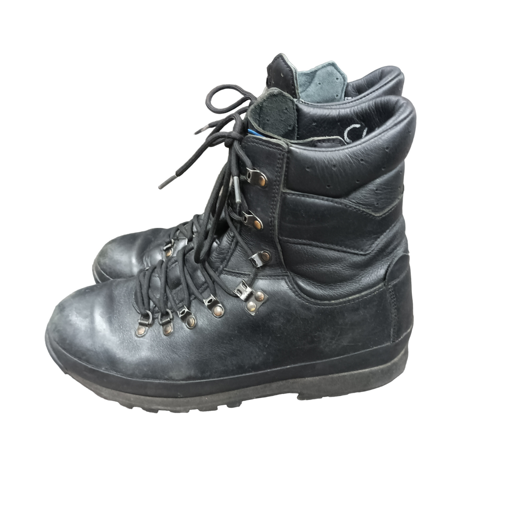 ALTBERG Defender Black Leather Combat Boots Pools Surplus Stores