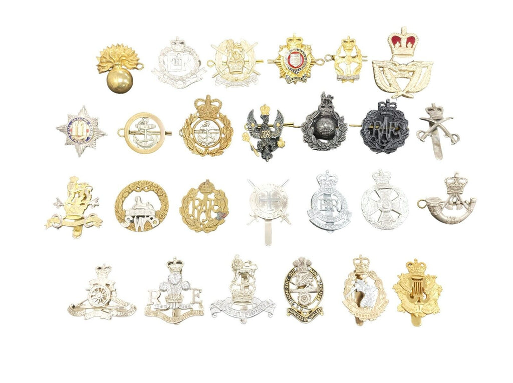 British Army Regimental Cap Badges - Assorted Styles