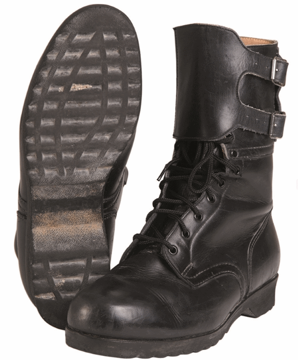 Czech Army M60 Black Leather Combat Boots