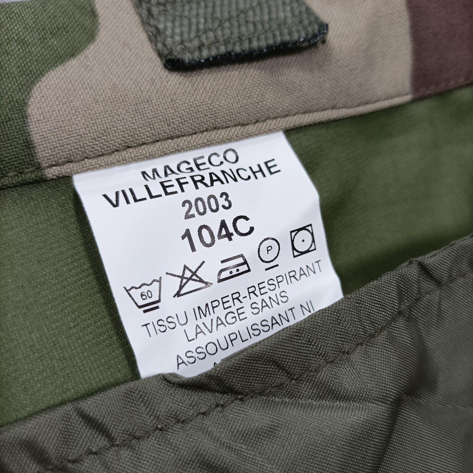 French Military Surplus Pants, CCE Camo, New - $17.09 (All Club Orders