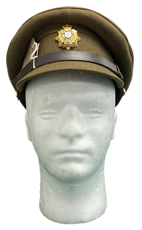 Khaki Royal Logistics Corps Officer Dress Cap Mens Military Dress Hat [RC010]0